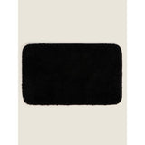 George Home Rubber Backed Bath Mat - Black