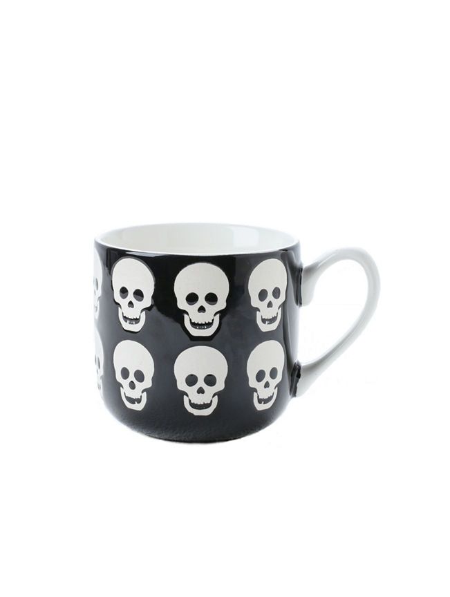 George Home Skull Wax Resist Single Mug