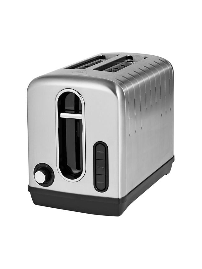 George Home Stainless Steel 2 Slice Toaster