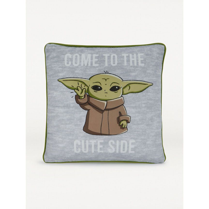 George Home Star Wars The Mandalorian Baby Grogu Side Cushion