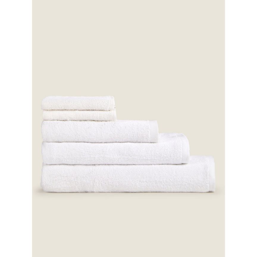 George Home White 100% Cotton Face Cloth