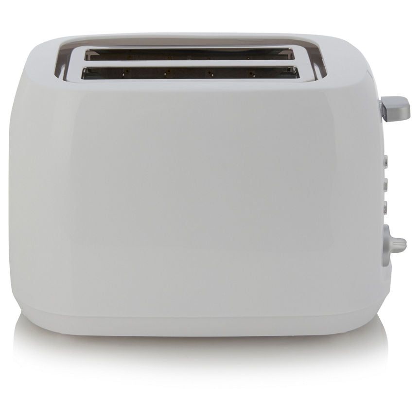 George Home White 2 Slice Toaster With Long Slots