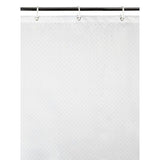 George Home White Glitter Shower Curtain