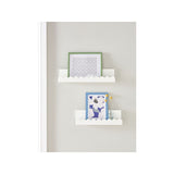 George Home White Scalloped Wall Shelf - Set of 2