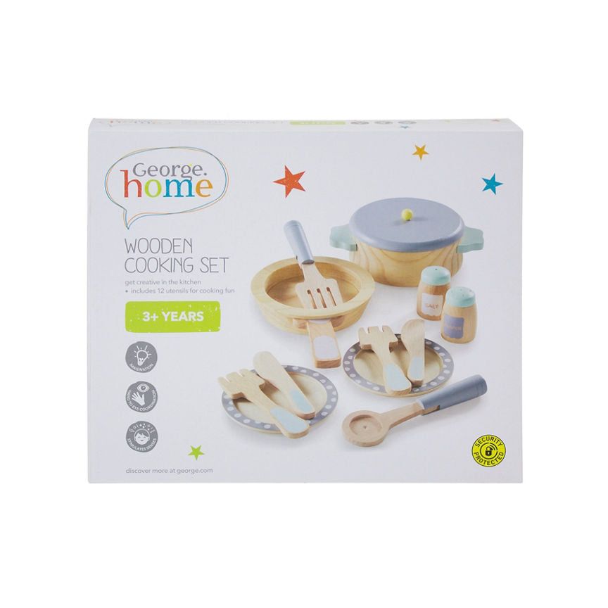 George Home Wooden Cooking Set (3+ Years)