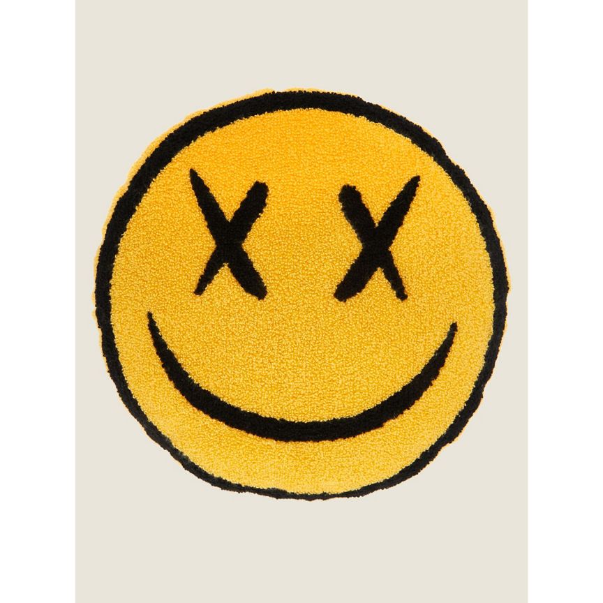 George Home Yellow Gaming Cushion Smiley Face