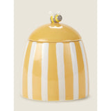 George Home Yellow Stripe Bee Trinket Pot