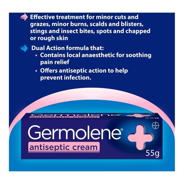 Germolene Antiseptic Dual Action Infection Prevention 55g