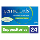 Germoloids Haemorrhoids &amp;amp; Piles 24 Suppositories