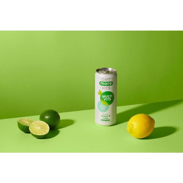 Get More Multivitamins Sparkling Lemon &amp;amp; Lime   4 x 330ml