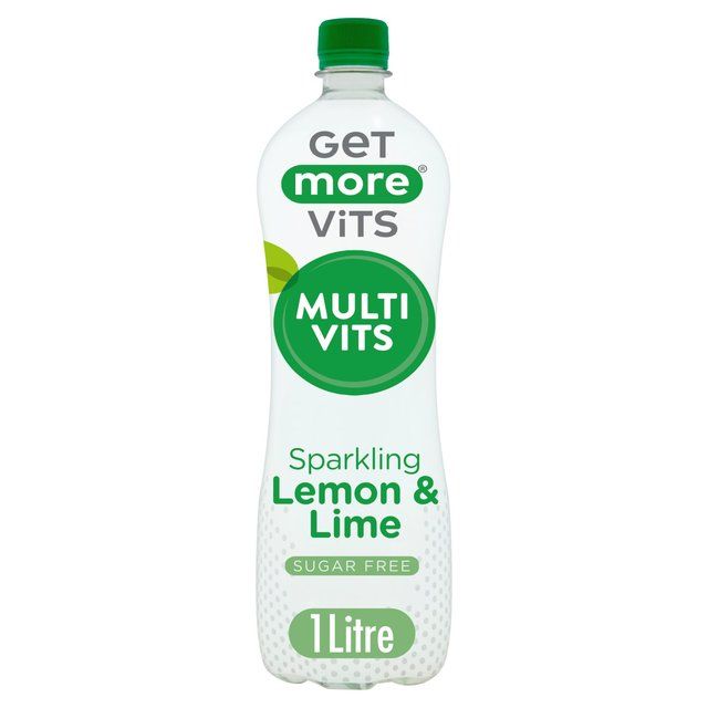 Get More Multivitamins Sparkling Water Lemon & Lime   1L