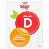 Get More Vitamin D Sparkling Mango &amp;amp; Passionfruit   4 x 330ml