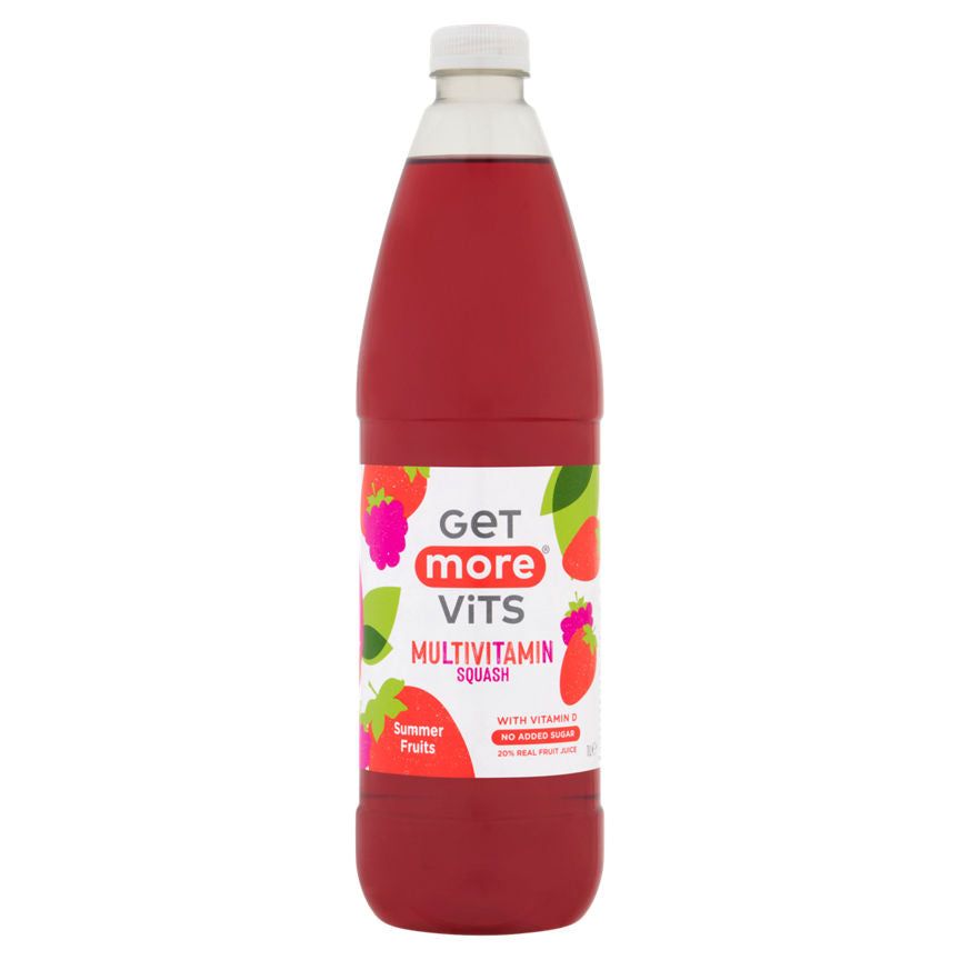 Get More Vits Multivitamin Squash Summer Fruits 1L