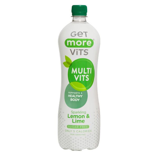 Get More Vits Multivitamins Sparkling Lemon &amp;amp; Lime 12x1L