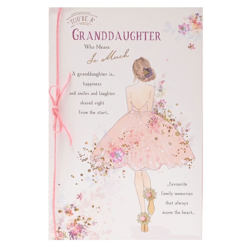 Gibson Beautiful Ladies Granddaughter Birthday Card