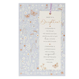 Gibson Keepsake Bookmark Daughter Birthday Card