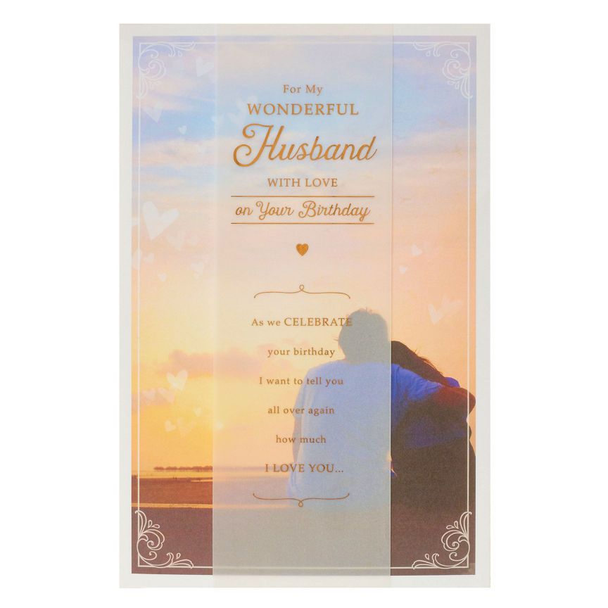 Gibson Wonderful Husband Birthday Card