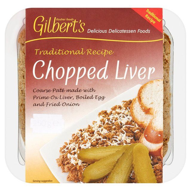 Gilbert's Coarse Chopped Liver Pate   250g