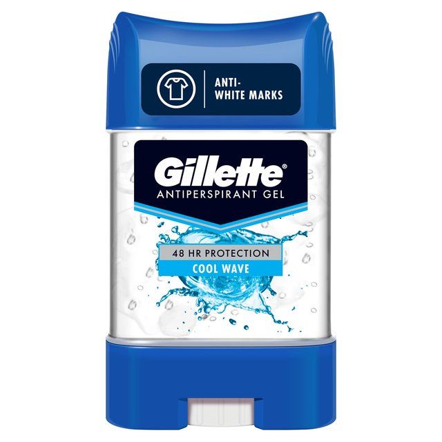 Gillette Antiperspirant &amp;amp; Deodorant Clear Gel Cool Wave   70ml