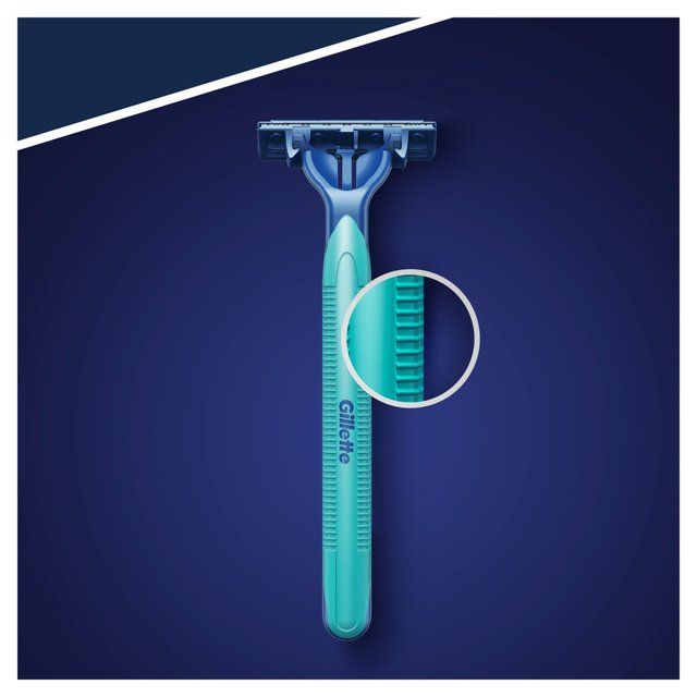 Gillette Blue II Plus Slalom Disposable Razors   8 per pack