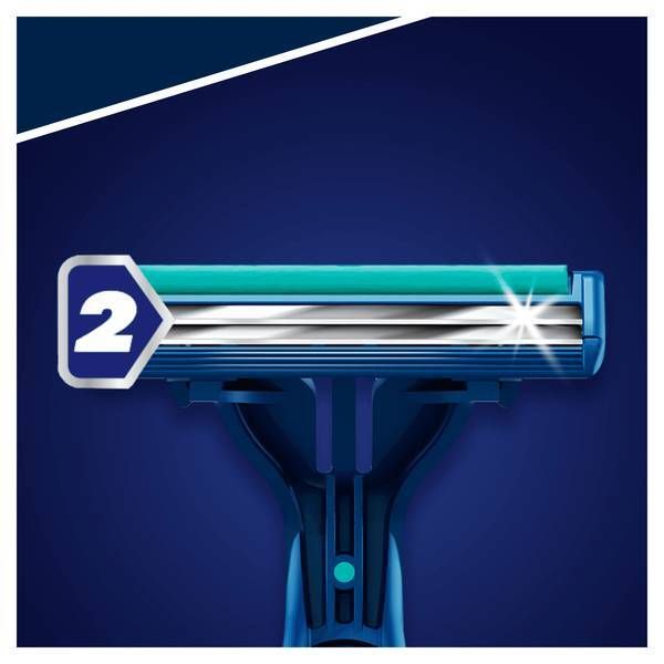 Gillette Blue II Plus Slalom Men's Disposable Razors x8