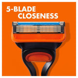 Gillette Fusion 5 Manual Razor Starter Pack with 4 Blades