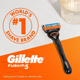 Gillette Fusion 5 Manual Razor Starter Pack with 4 Blades