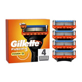 Gillette Fusion5 Power Razor Refills For Men, 4 Razor Blade Refills