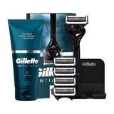 Gillette Intimate Men's Bundle - Razor, Blade Refills &amp;amp; Intimate Shave Cream and Cleanser