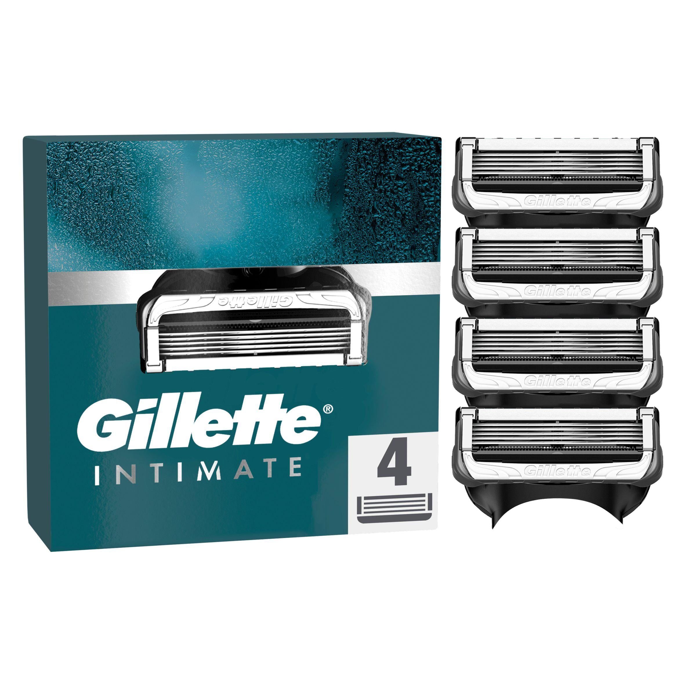 Gillette Intimate Razor Cartridges 4 Razor Blade Refills