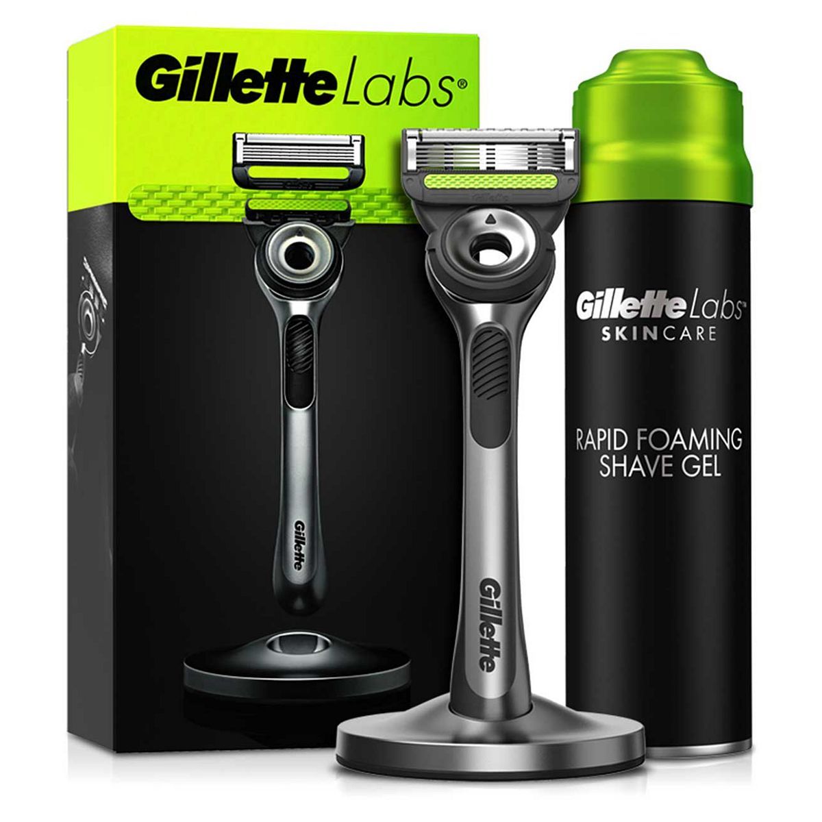 Gillette Labs Razor with Exfoliating Bar Starter Set