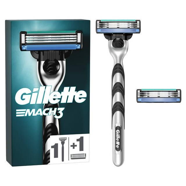 Gillette Mach 3 Razor + Extra Razor Blade