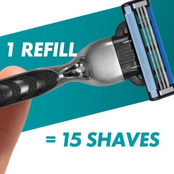 Gillette Mach3 Men's Razor Blade Refills, 12 Count