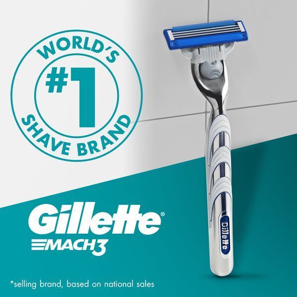 Gillette Mach3 Turbo Men's Razor - 2 Blades