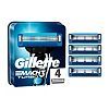 Gillette Mach3 Turbo Men&amp;rsquo;s Razor Blade Refills, 4 Pack