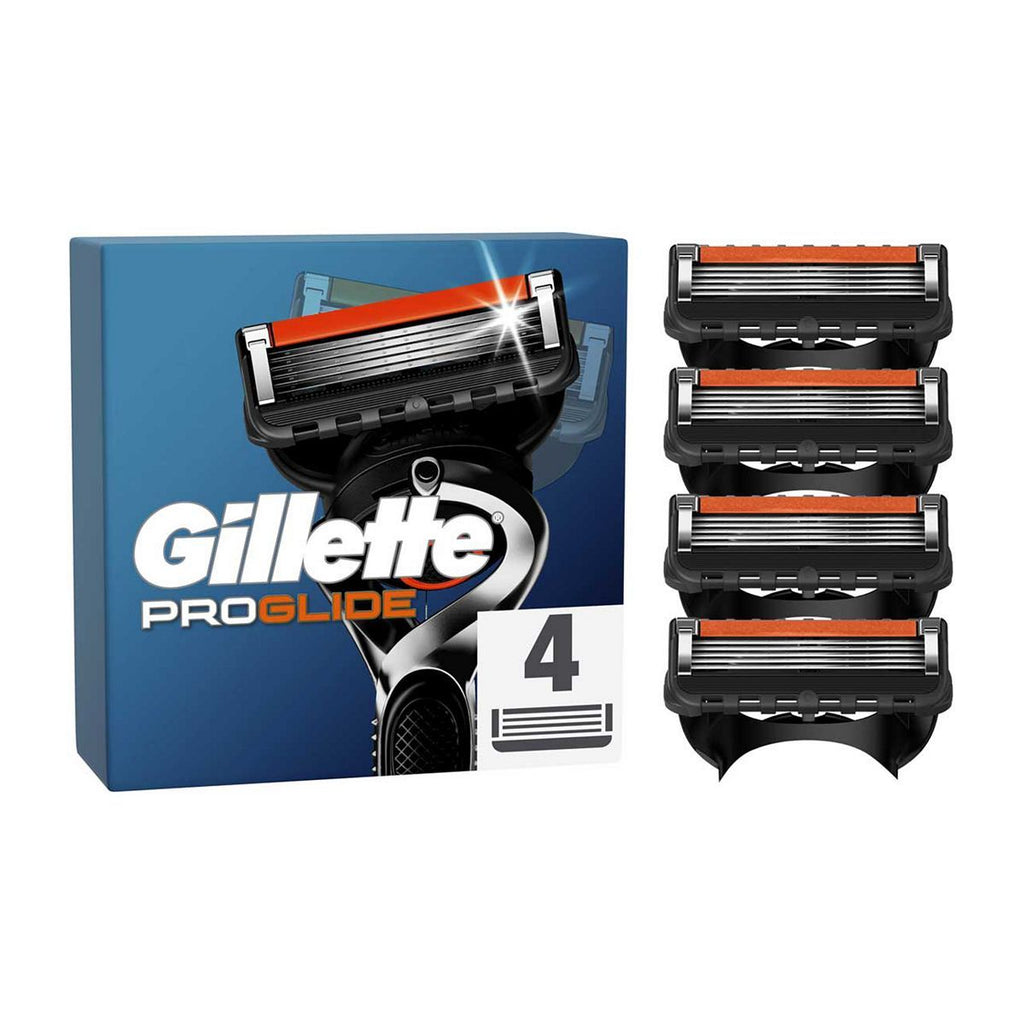 Gillette ProGlide Razor Refills for Men, 4 Razor Blade Refills