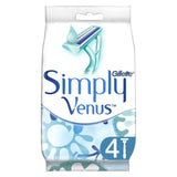 Gillette Simply Venus 2 Women's Disposable Razors, 4 Pack