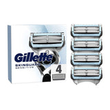 Gillette SkinGuard Sensitive Razor Blade Refills for Men,  4 Blades