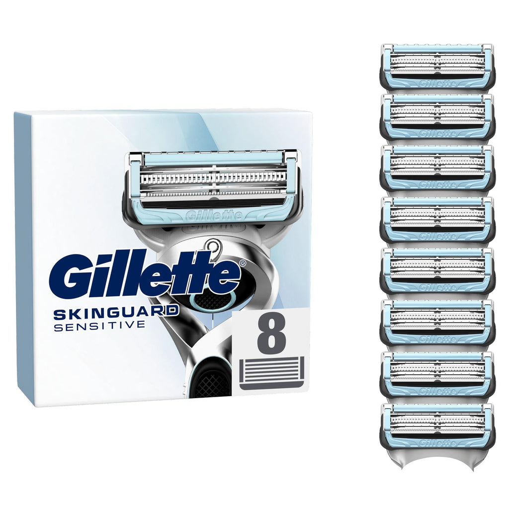 Gillette SkinGuard Sensitive Razor Blades For Men x 8