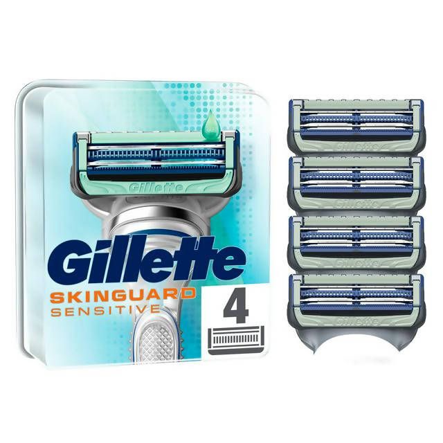 Gillette SkinGuard Sensitive Razor Blades For Men x4