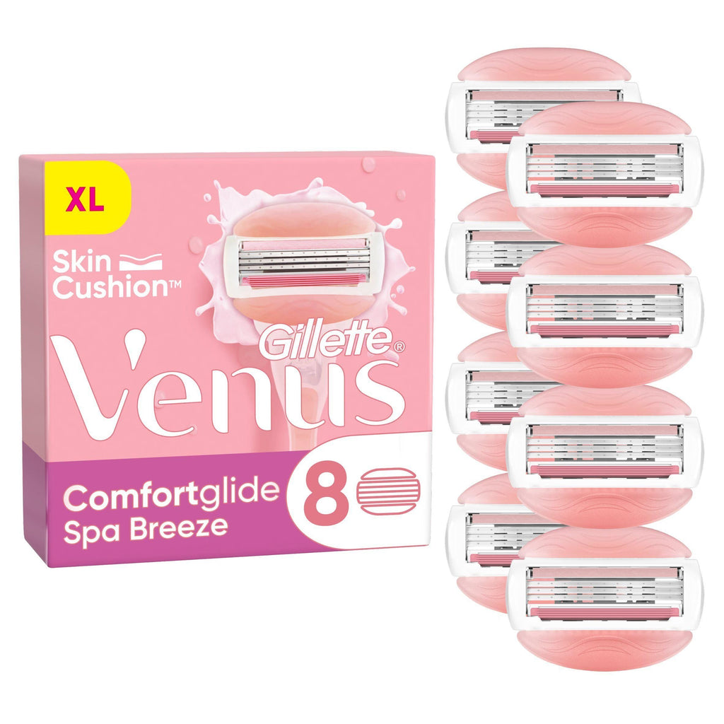 Gillette Venus Comfortglide Spa Breeze Women's Razor Blades x8