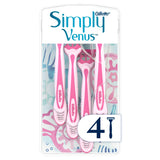 Gillette Venus Simply 3 Disposable Razor x4