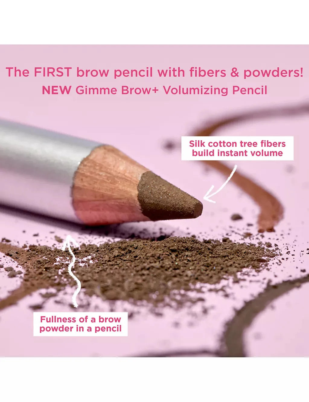 Gimme Brow + Volumising Eyebrow Pencil 1.19g Dark Beige