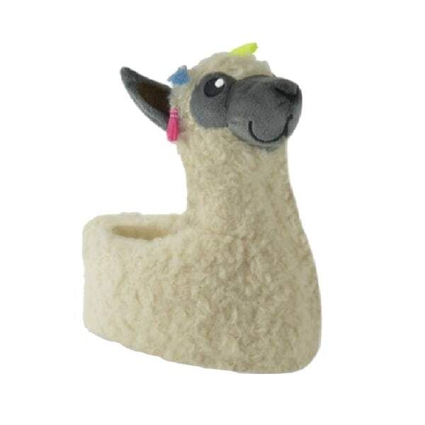 Girls Llama Slippers (11-12)