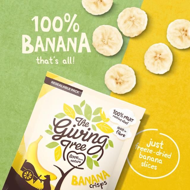 Giving Tree Freeze Dried Banana Crisps   38g