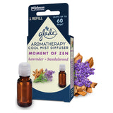 Glade Aromatherapy Moment of Zen Lavender+Sandalwood Cool Mist Oil Diffuser Refill 17.4ml