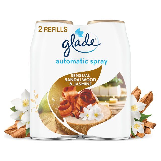 Glade Automatic Spray Twin Refill Sandalwood & Jasmine Air Freshener