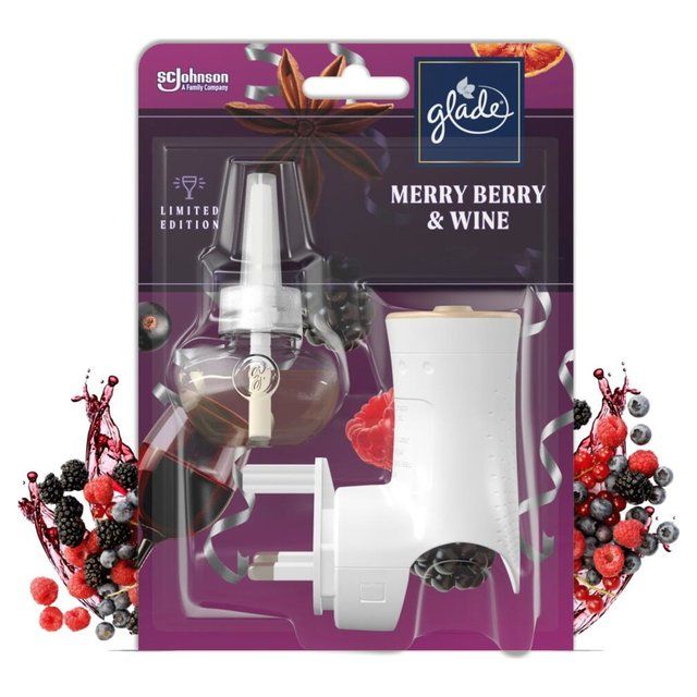 Glade Electric Holder &amp;amp; Refill Merry Berry &amp;amp; Wine