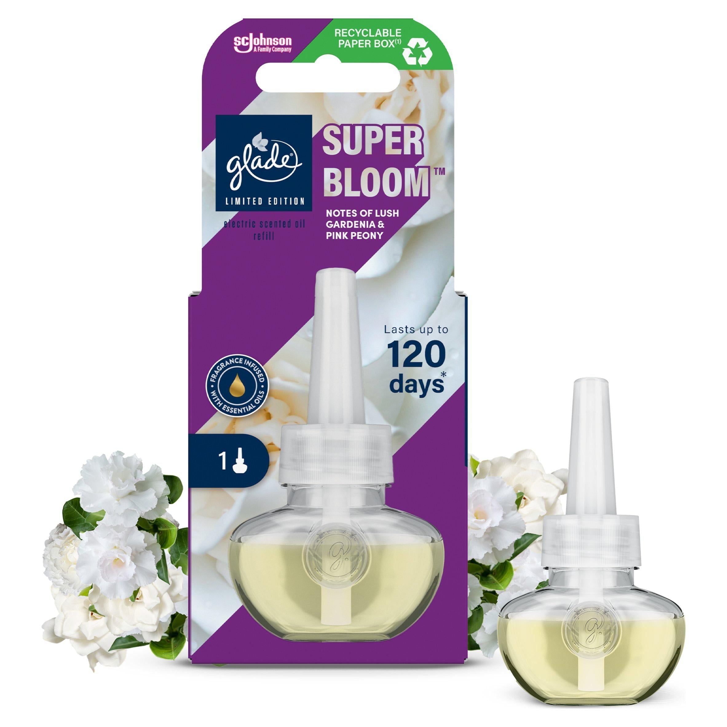 Glade Electric Scented Plug In Refill Super Bloom 20ml