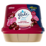 Glade Fragranced Bathroom Gel Bathroom Air Freshener &amp;amp; Odour Eliminator Cherry &amp;amp; Peony